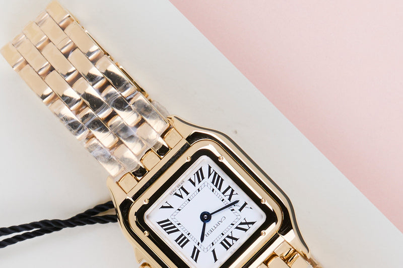 Panthère De Cartier Small 'White Roman Dial'
