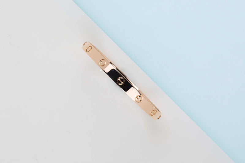 Love Bracelet - Rose Gold - Size 18 - B&P