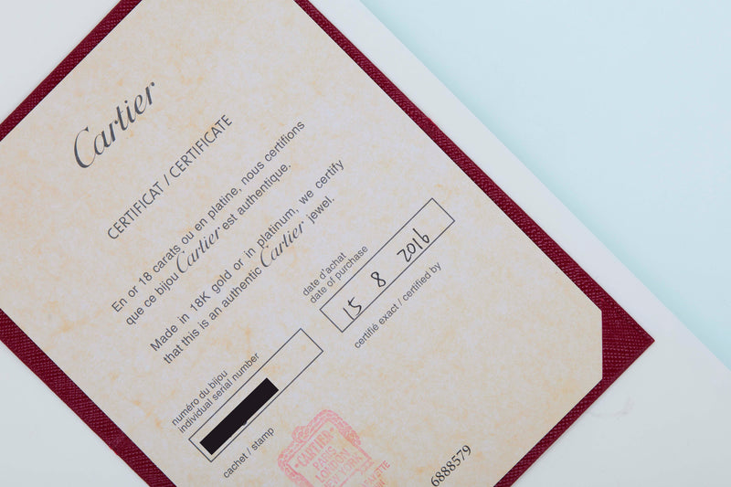 Love Bracelet - Rose Gold - Size 18 - B&P