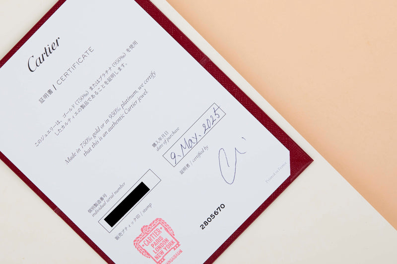 Love Circle Bracelet - White Gold & 2 Diamonds - 18,5 CM - B&P