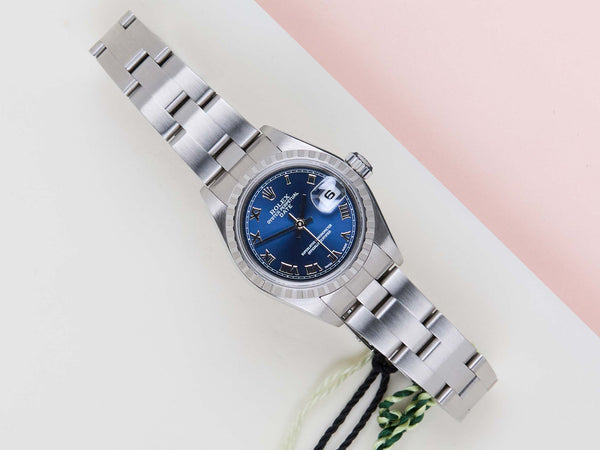 Oyster Perpetual Date 26 'Blue Roman Dial - Oyster'