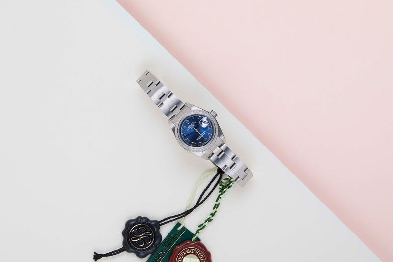 Oyster Perpetual Date 26 'Blue Roman Dial - Oyster'