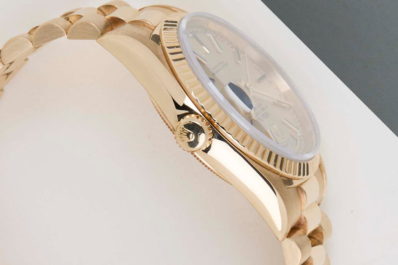Day-Date 36 'Champagne Tapestry Dial - President'