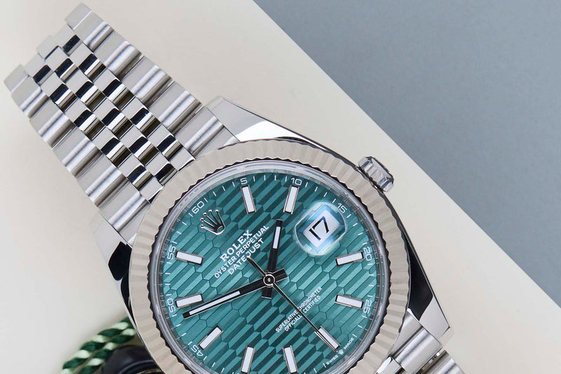 Datejust 41 'Green Motif Dial - Jubilee'