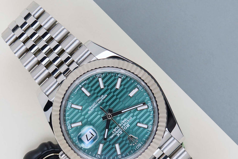 Datejust 41 'Green Motif Dial - Jubilee'