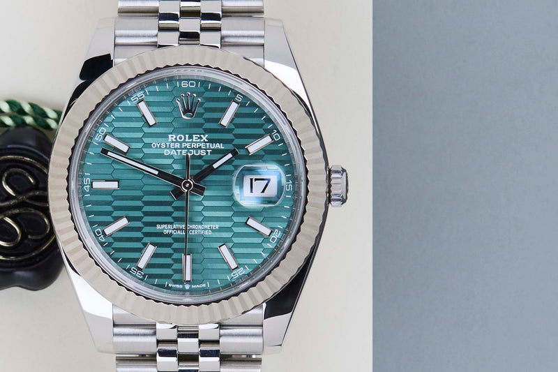 Datejust 41 'Green Motif Dial - Jubilee'