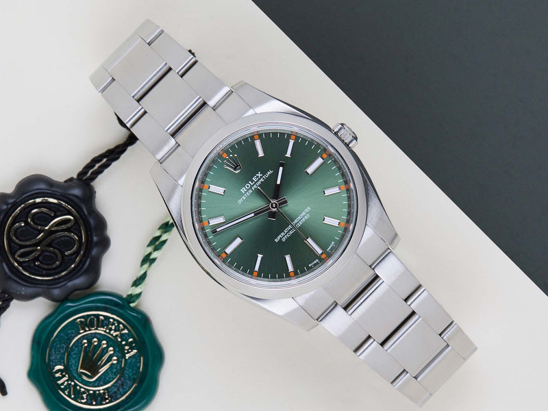 Oyster Perpetual 34 'Olive Green Dial'