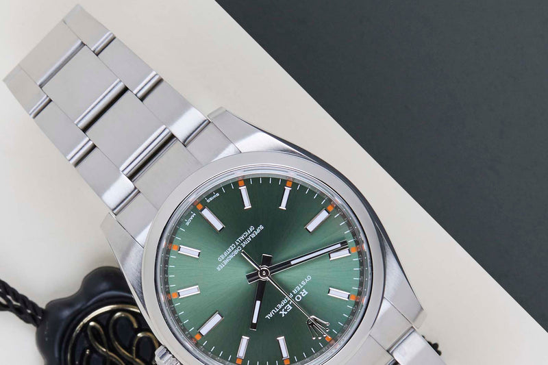 Oyster Perpetual 34 'Olive Green Dial'