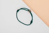 Trinity Cord Bracelet - Rose Gold - Pouch & Papers