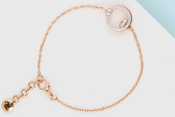 Together Bracelet - Rose Gold & Diamonds - 16/18CM - B&P