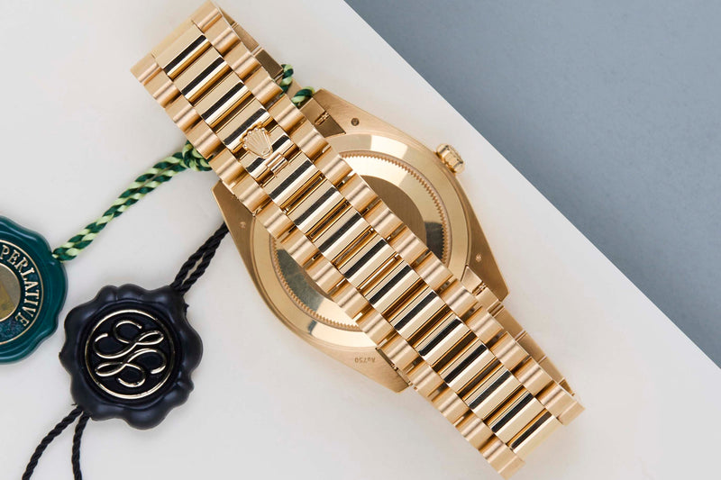Day-Date 40 'Champagne Diamond Dial - President'