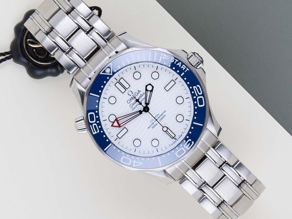 Seamaster Diver 300M 'White Wave Dial - America's Cup'