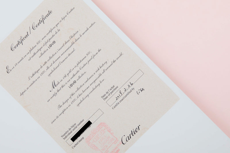 Love Bracelet - Yellow Gold - Size 17 - B&P