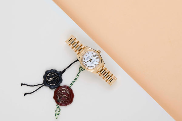 Datejust 26 'Mother Of Pearl Roman Dial - President'