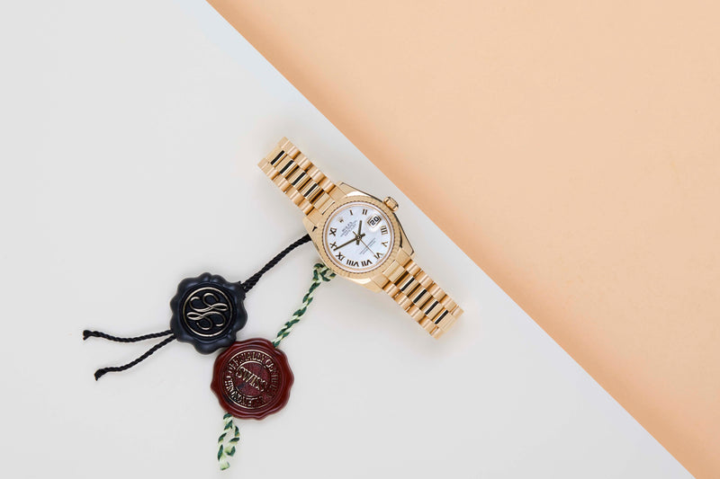 Datejust 26 'Mother Of Pearl Roman Dial - President'