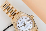 Datejust 26 'Mother Of Pearl Roman Dial - President'
