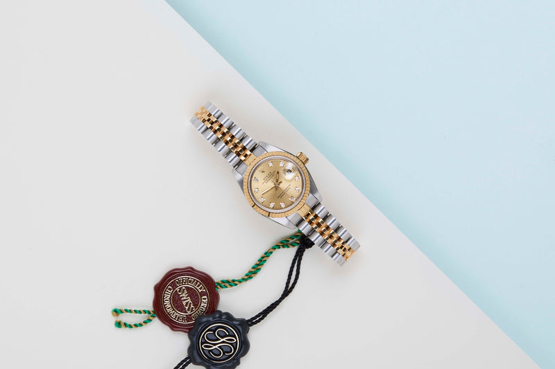 Datejust 26 'Champagne Diamond Dial - Jubilee'