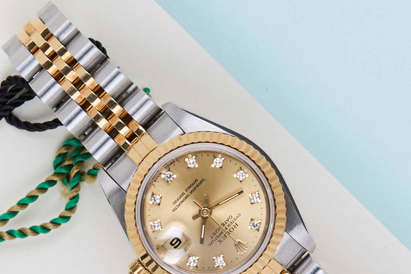 Datejust 26 'Champagne Diamond Dial - Jubilee'