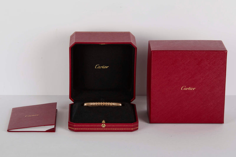 Clash De Cartier Bracelet Small - Rose Gold - Size 17 - B&P