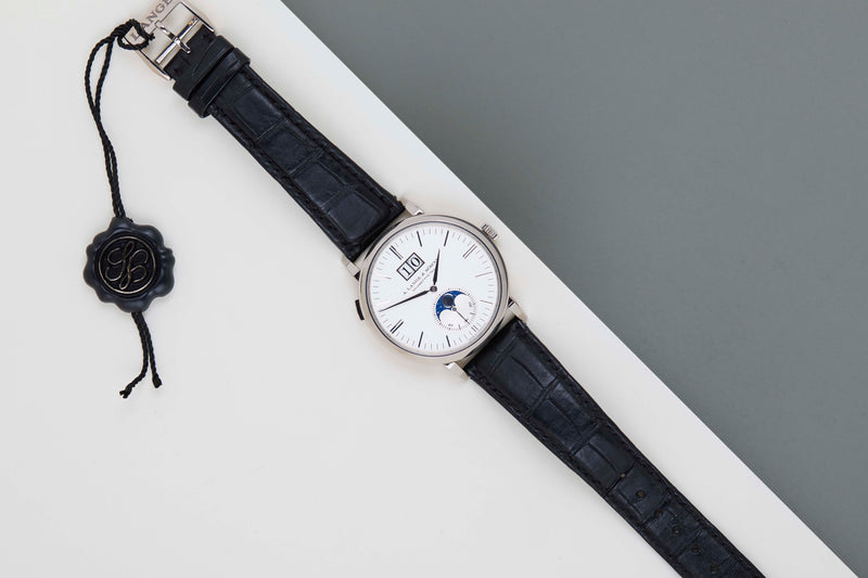 Saxonia MoonPhase 'Silver Dial - White Gold'