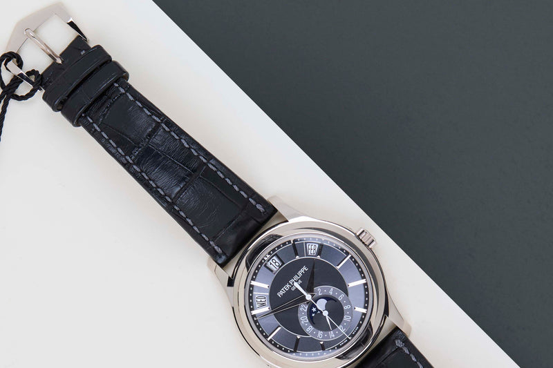Annual Calendar Moonphase 'White Gold - Grey Dial'