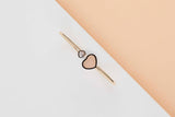 Happy Heart Bangle 007 - Rose Gold - Size M - B&P