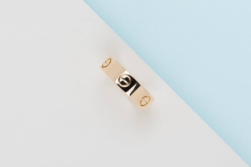 Love Ring - Yellow Gold - Size 54 - B