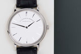 Saxonia Thin 'White Gold - Silver Dial'