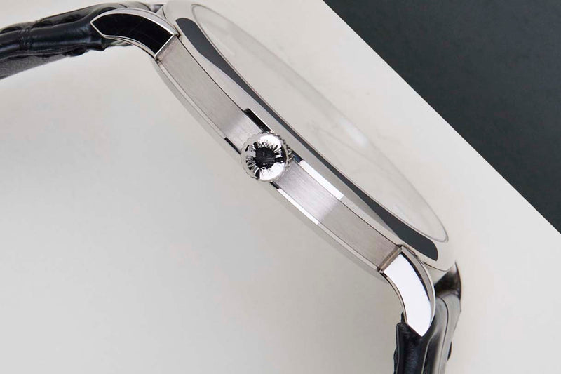 Saxonia Thin 'White Gold - Silver Dial'