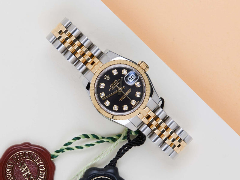 Datejust 26 'Black Diamond Dial - Jubilee'
