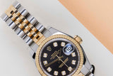 Datejust 26 'Black Diamond Dial - Jubilee'