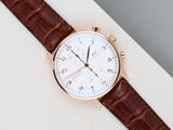 Portuguese Chronograph 'Rose Gold - Silver Dial'