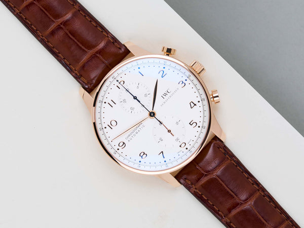 Portuguese Chronograph 'Rose Gold - Silver Dial'