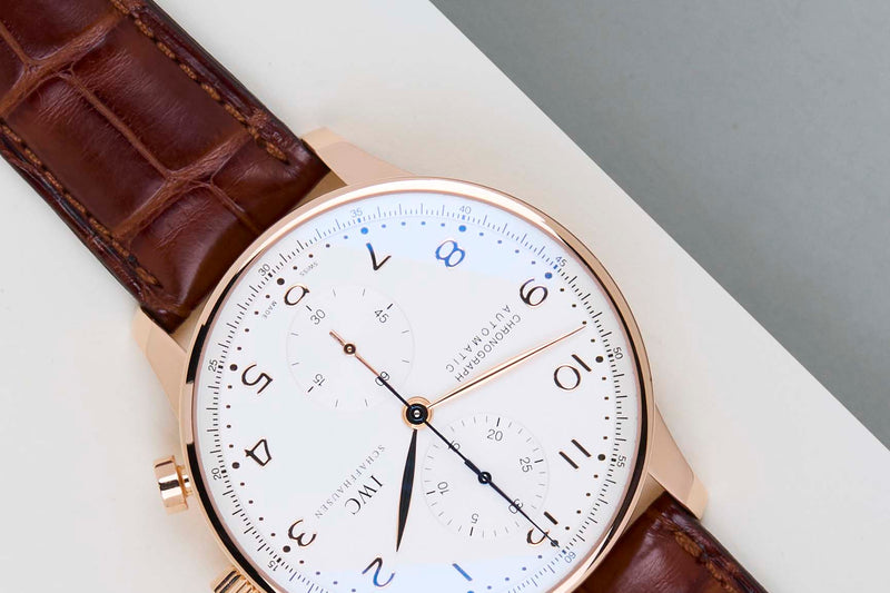 Portuguese Chronograph 'Rose Gold - Silver Dial'