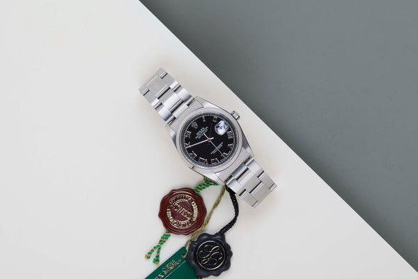 Datejust 36 'Black Roman Dial - Oyster'