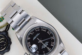 Datejust 36 'Black Roman Dial - Oyster'