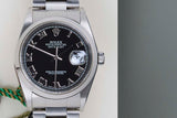 Datejust 36 'Black Roman Dial - Oyster'