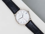 Saxonia 35 'White Gold - Silver Dial'