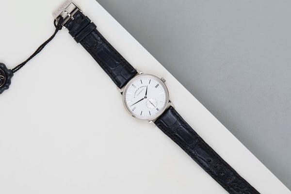 Saxonia 35 'White Gold - Silver Dial'