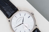 Saxonia 35 'White Gold - Silver Dial'