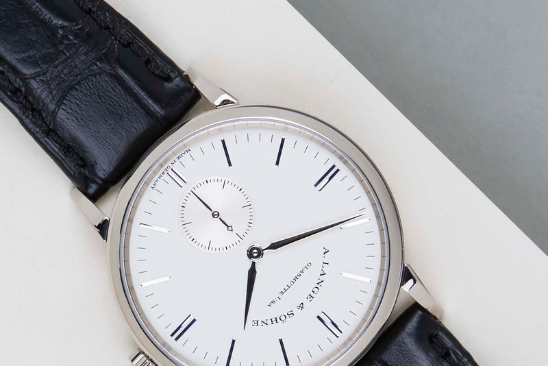 Saxonia 35 'White Gold - Silver Dial'