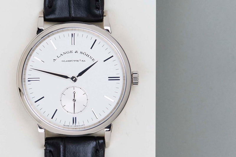Saxonia 35 'White Gold - Silver Dial'