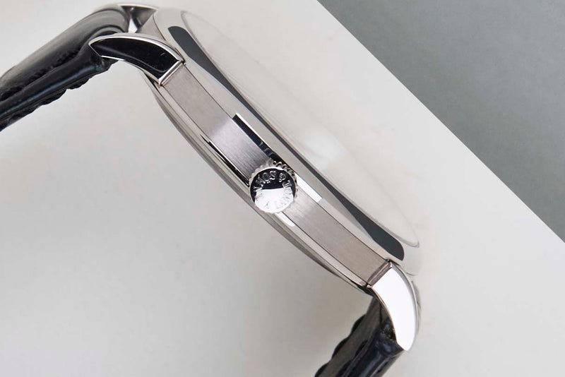 Saxonia 35 'White Gold - Silver Dial'