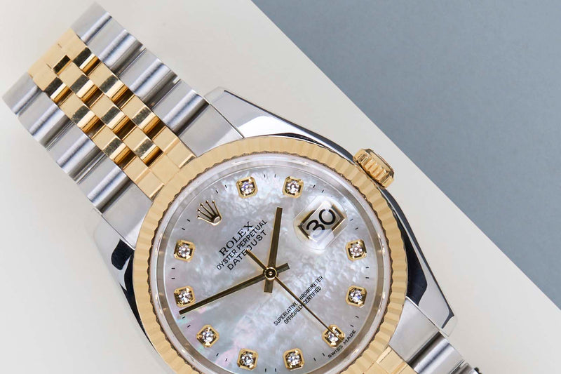 Datejust 36 'Mother Of Pearl Diamond Dial - Jubilee'