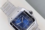 Santos Large 'Blue Roman Dial'
