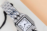 Panthère De Cartier Small 'Steel - White Roman Dial'