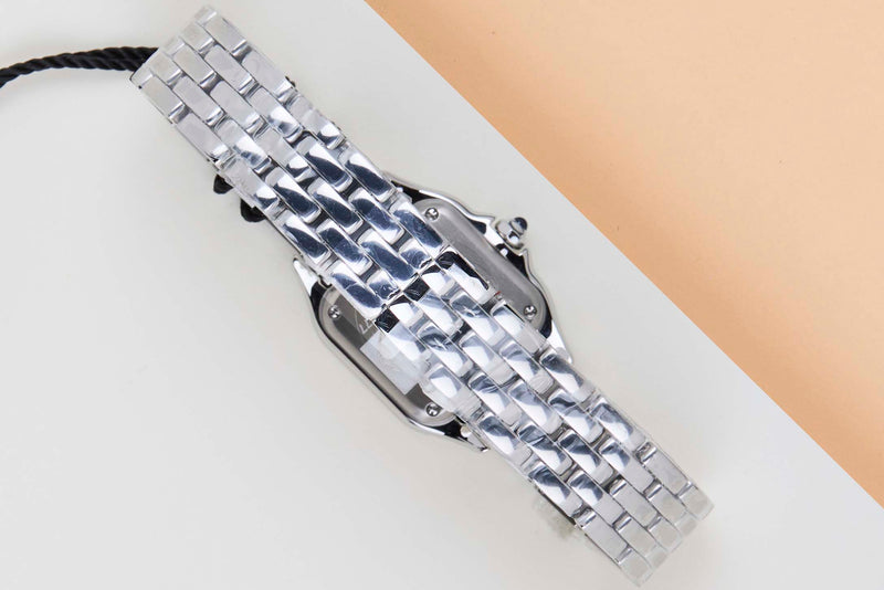 Panthère De Cartier Small 'Steel - White Roman Dial'