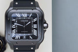 Santos De Cartier Large 'ADLC - Black Roman Dial'
