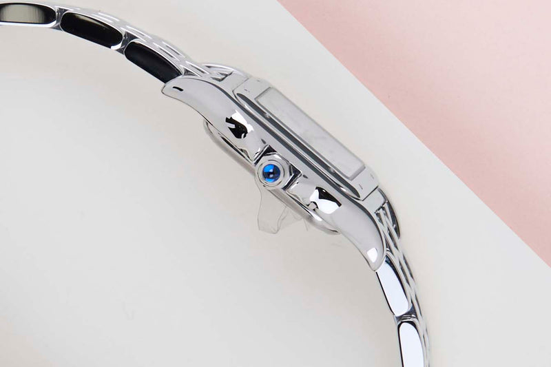 Panthère De Cartier Small 'Steel - White Roman Dial'