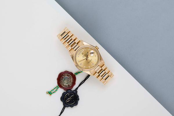 Day-Date 36 'Diamond Champagne Dial - President'